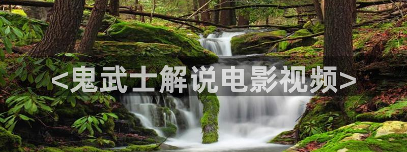 奇优影剧：<鬼武士解说电影视频>