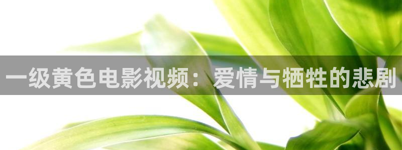 奇优影院在哪下载：一级黄色电影视频：爱情与牺牲的悲剧