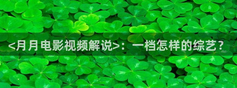 奇优影院电视剧电影免费观看：<月月电影视频解说>：一档怎样的综艺？